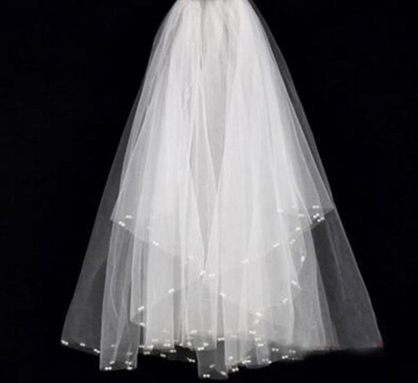 stunning bridal veil short soft tulle wedding brides veils with exquisite pearls ivory bridal accessorie1418286, Black
stunning bridal veil short soft tulle wedding brides veils with exquisite pearls ivory bridal accessorie1418286, Black