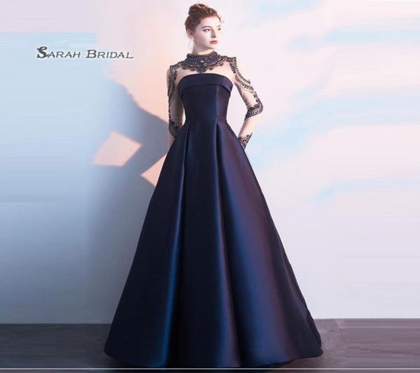 aline highneck sweep taffeta beads zipper long sleeves ruched prom dresses party dress s3493917, Black
aline highneck sweep taffeta beads zipper long sleeves ruched prom dresses party dress s3493917, Black