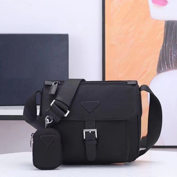 10a highest quality designer mens black shoulder bag crossbody shoulder bags nylon messenger bag 2-piece purses casual style with small purs
10a highest quality designer mens black shoulder bag crossbody shoulder bags nylon messenger bag 2-piece purses casual style with small purs