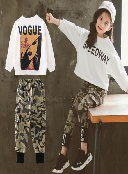 2020 kids girl039s clothing set casual letters long sleeve t shirts long legging camouflage pants children girl tshirtsp9608349, White
2020 kids girl039s clothing set casual letters long sleeve t shirts long legging camouflage pants children girl tshirtsp9608349, White