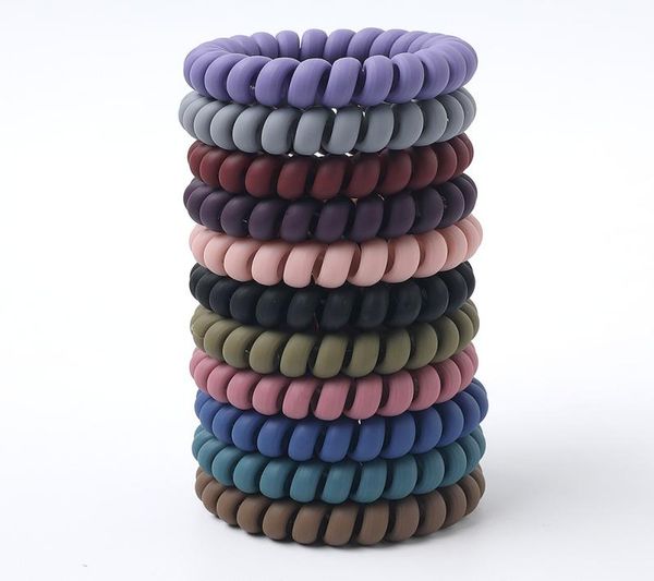 women matt colors thick big telephone wire rubber bands stretchy deep colors nonmark spiral coil ropes solid hair ties 1set3288078, Pink
women matt colors thick big telephone wire rubber bands stretchy deep colors nonmark spiral coil ropes solid hair ties 1set3288078, Pink