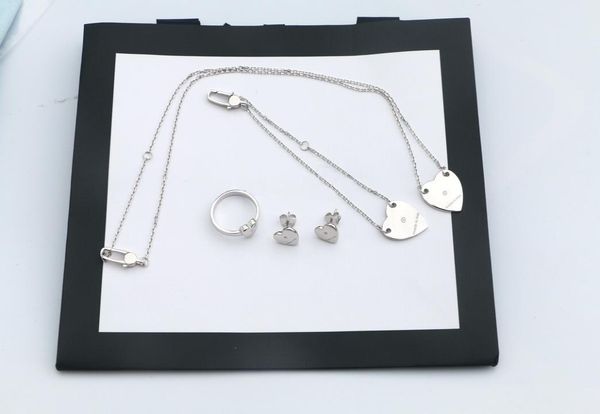 europe america fashion jewelry sets men lady womens 925 sterling silver engraved g letter heart pendant necklace bracelet earrings7116270
europe america fashion jewelry sets men lady womens 925 sterling silver engraved g letter heart pendant necklace bracelet earrings7116270