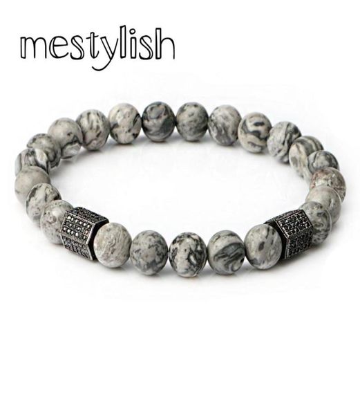 charm bracelets mestylish luxury cubic zirconia geometric hexagon brass beads men gray onyx stone bracelet pulseira masculina6261868, Golden;silver
charm bracelets mestylish luxury cubic zirconia geometric hexagon brass beads men gray onyx stone bracelet pulseira masculina6261868, Golden;silver