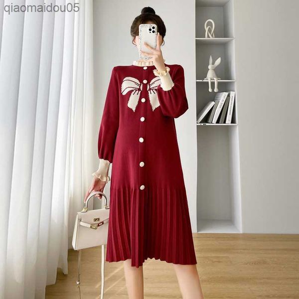 carecode knitted maternity dress elegant clothes for pregnant women spring autumn fashion plus size long sleeve sweater dresses l230712, White
carecode knitted maternity dress elegant clothes for pregnant women spring autumn fashion plus size long sleeve sweater dresses l230712, White