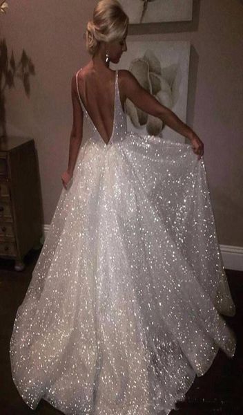 2019 sparkly sequined a line prom dresses white deep v neck backless evening gown custom special occasion gowns6562427, Black
2019 sparkly sequined a line prom dresses white deep v neck backless evening gown custom special occasion gowns6562427, Black