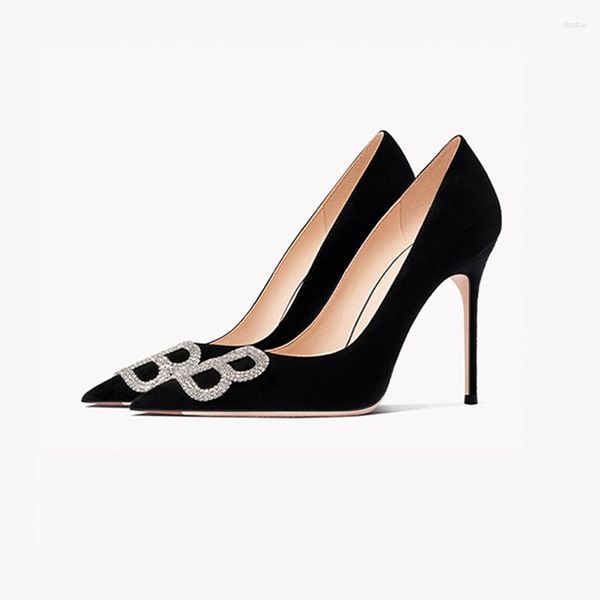 dress shoes spring autumn black leather woman pumps b rhinestone high heels pointed toe fashion office party size 43
dress shoes spring autumn black leather woman pumps b rhinestone high heels pointed toe fashion office party size 43