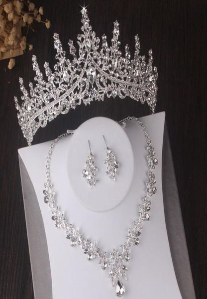 luxury silver color crystal leaves bridal sets baroque tiaras crowns earrings choker necklace wedding dubai jewelry set9541113
luxury silver color crystal leaves bridal sets baroque tiaras crowns earrings choker necklace wedding dubai jewelry set9541113
