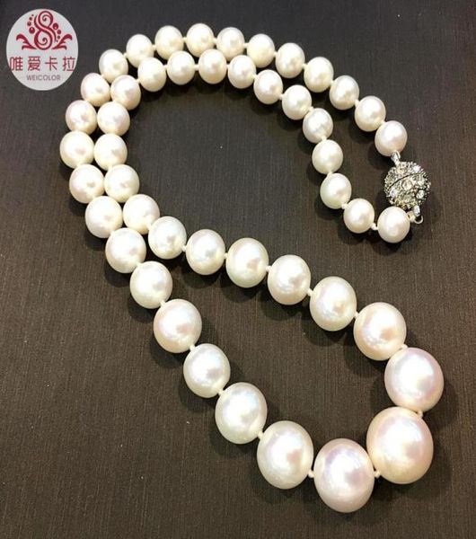 chokers weicolor small to big size designabout 713mm nearound white natural freshwater pearl necklace make you different from 8615513, Golden;silver
chokers weicolor small to big size designabout 713mm nearound white natural freshwater pearl necklace make you different from 8615513, Golden;silver