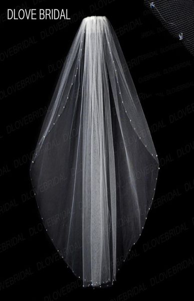 new design clear crystal bridal veil with comb one layer fingertip length beaded wedding hair accessory white ivory8412815, Black
new design clear crystal bridal veil with comb one layer fingertip length beaded wedding hair accessory white ivory8412815, Black