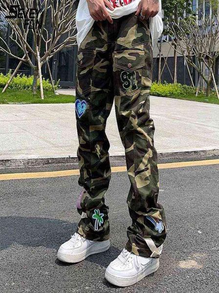 men camo hip hop cargo jeans embroidery badge patchwork streetwear harajuku denim pants hi street straight casual jean trousers6949646, Blue
men camo hip hop cargo jeans embroidery badge patchwork streetwear harajuku denim pants hi street straight casual jean trousers6949646, Blue