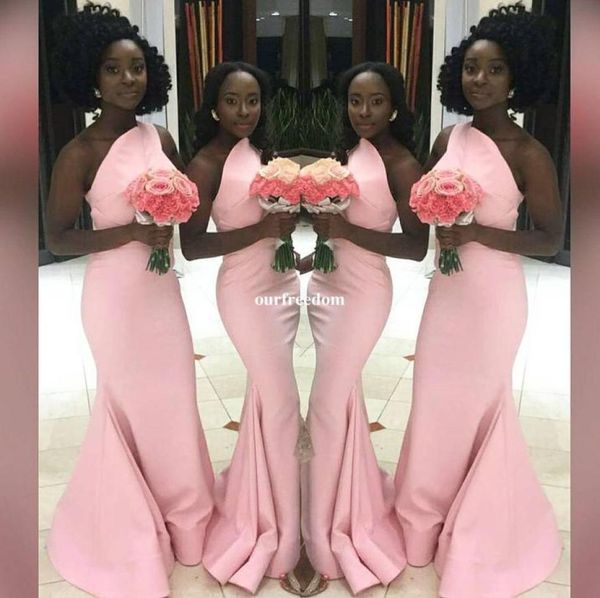 2019 south africa pink satin mermaid bridesmaid dresses one shoulder simple style maid of honor wedding guest gown formal occasion9623105, White;pink
2019 south africa pink satin mermaid bridesmaid dresses one shoulder simple style maid of honor wedding guest gown formal occasion9623105, White;pink