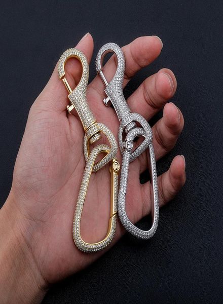 new arrived iced out carabiner keychain for men gold silver color hip hop charm jewelry solid copper with cz keychain gifts6748310, Slivery;golden
new arrived iced out carabiner keychain for men gold silver color hip hop charm jewelry solid copper with cz keychain gifts6748310, Slivery;golden