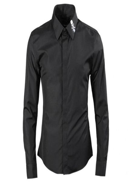 mens shirts luxury skull embroidery long sleeve dress plus size 4xl fashion casual cotton man men039s1668732, White;black
mens shirts luxury skull embroidery long sleeve dress plus size 4xl fashion casual cotton man men039s1668732, White;black