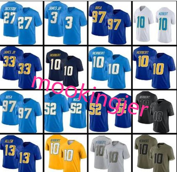 10 justin herbert jersey derwin james jr. 52 khalil mack jc jackson mike williams keenan allen joey bosa austin ekeler los angeleses charger, White
10 justin herbert jersey derwin james jr. 52 khalil mack jc jackson mike williams keenan allen joey bosa austin ekeler los angeleses charger, White