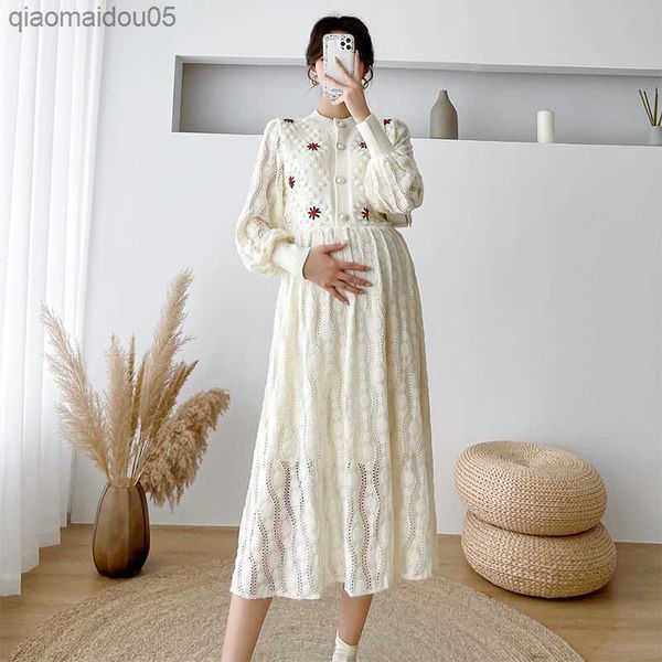 maternity long sleeve nursing dress autumn clothes for pregnant women 2023 new o-neck pullover print knitting pregnancy vestidos l230712, White
maternity long sleeve nursing dress autumn clothes for pregnant women 2023 new o-neck pullover print knitting pregnancy vestidos l230712, White