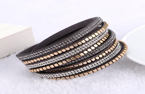 fashion jewelry crystal wrap bracelets bangles for women rhinestone leather bracelet crystal charm braclets christmas gift1867701, Golden;silver
fashion jewelry crystal wrap bracelets bangles for women rhinestone leather bracelet crystal charm braclets christmas gift1867701, Golden;silver