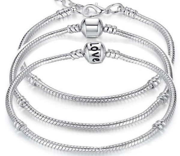 antique 925 sterling silver charm bracelets european 3mm chain fit charms bead bangle bracelet for women7407784, Black
antique 925 sterling silver charm bracelets european 3mm chain fit charms bead bangle bracelet for women7407784, Black