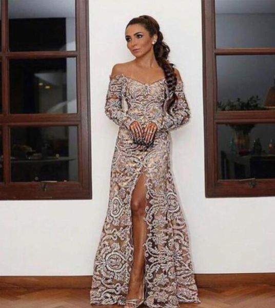 off shoulder mermaid prom dresses appliques arab dubai split long sleeve evening gowns floor length formal lace party dress with b4681864, Black
off shoulder mermaid prom dresses appliques arab dubai split long sleeve evening gowns floor length formal lace party dress with b4681864, Black