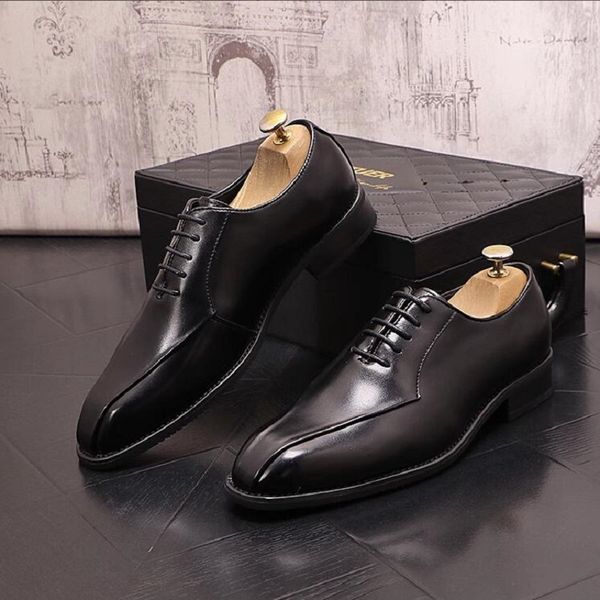 men's pointed leather shoes fashion lace-up men's shoes british style business shoes youth single shoes 1aa15, Black
men's pointed leather shoes fashion lace-up men's shoes british style business shoes youth single shoes 1aa15, Black