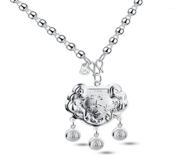 retro chinese style solid 925 sterling silver lock pendant fashion women long necklace sweater chain jewelry chains4967674
retro chinese style solid 925 sterling silver lock pendant fashion women long necklace sweater chain jewelry chains4967674