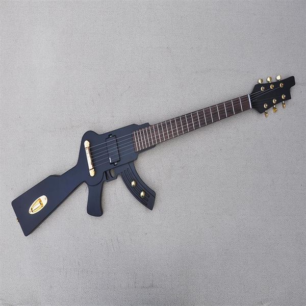 6 strings gun shaped electric guitar with rosewood fretboard 22 frets can be customized2694
6 strings gun shaped electric guitar with rosewood fretboard 22 frets can be customized2694