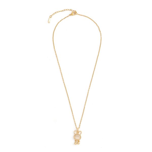 rabbit necklace instagram cat's eye pendant clavicle chain small luxury simple accessories, Silver
rabbit necklace instagram cat's eye pendant clavicle chain small luxury simple accessories, Silver