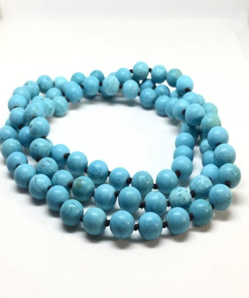 round bead long necklace knotted necklace natural stone turquoise necklaces mala yoga blue necklaces 38 inches hand knightted3382529, Silver
round bead long necklace knotted necklace natural stone turquoise necklaces mala yoga blue necklaces 38 inches hand knightted3382529, Silver