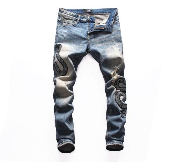 2021 tiktok mens fashion straight slim ripped jeans trousers men streetwear motorcycle biker jean pants size 2938 809776053704435712, Blue
2021 tiktok mens fashion straight slim ripped jeans trousers men streetwear motorcycle biker jean pants size 2938 809776053704435712, Blue