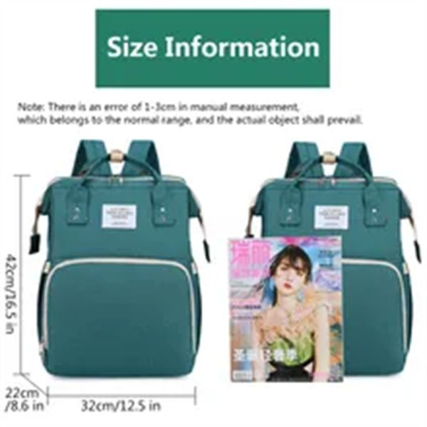 folding mommy bag lightweight portable folding crib bed large-capacity baby backpack female mommy outting bag mummy bag a3, Black
folding mommy bag lightweight portable folding crib bed large-capacity baby backpack female mommy outting bag mummy bag a3, Black