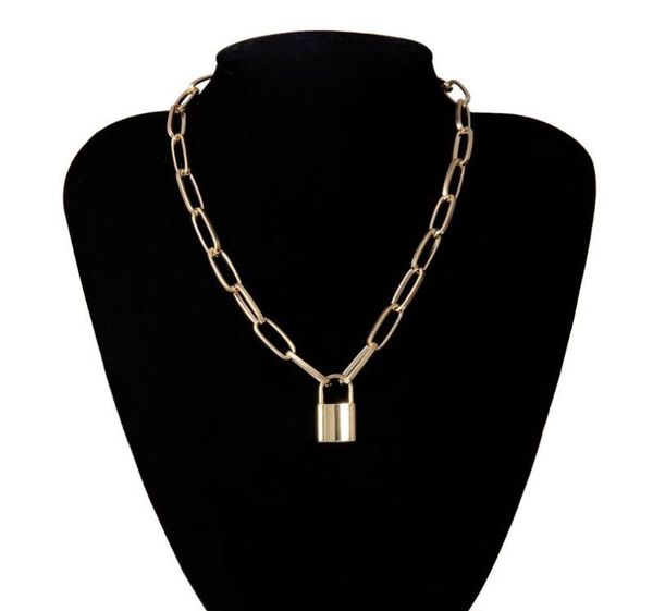 fashion punk men women lock pendant necklace layered chain on the neck choker party jewelry 2021 selling metal cool necklaces8981972, Silver
fashion punk men women lock pendant necklace layered chain on the neck choker party jewelry 2021 selling metal cool necklaces8981972, Silver