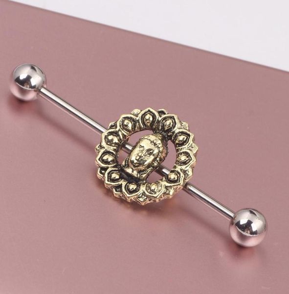 steel buddle body jewelry industrial barbell pierced bronze vintage earring for punk ear piercing body jewelry6994999, Silver
steel buddle body jewelry industrial barbell pierced bronze vintage earring for punk ear piercing body jewelry6994999, Silver