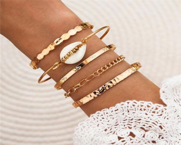5pcssets gold beaded bracelets white natural shell bohemian beach open brangles for women summer jewelry link chain2678582, Black
5pcssets gold beaded bracelets white natural shell bohemian beach open brangles for women summer jewelry link chain2678582, Black