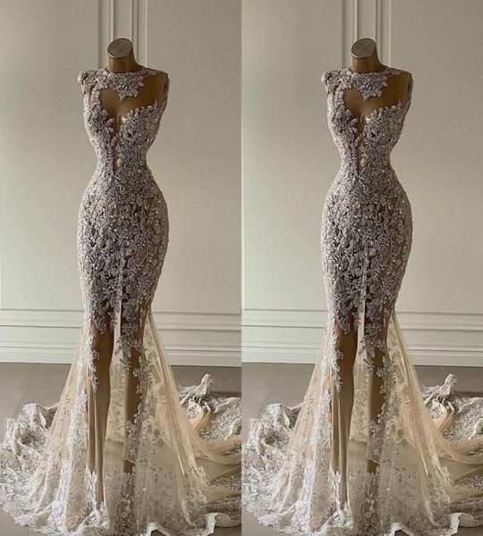 2021 new crystal mermaid wedding dresses see through lace appliqued bridal gowns luxurious sequined dubai wedding dress customise5976493, White
2021 new crystal mermaid wedding dresses see through lace appliqued bridal gowns luxurious sequined dubai wedding dress customise5976493, White