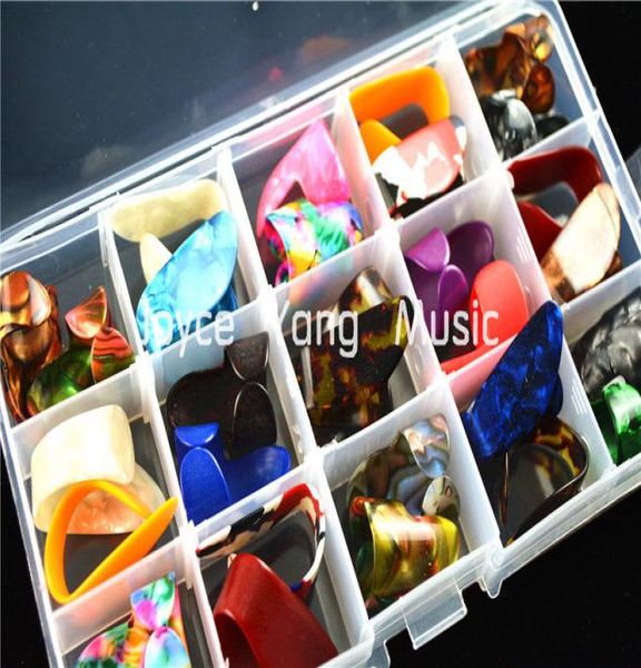 30pcs alice celluloid fingerstyle picks finger thumb picks guitar plectrums1 large plastic picks holder case box7291825
30pcs alice celluloid fingerstyle picks finger thumb picks guitar plectrums1 large plastic picks holder case box7291825