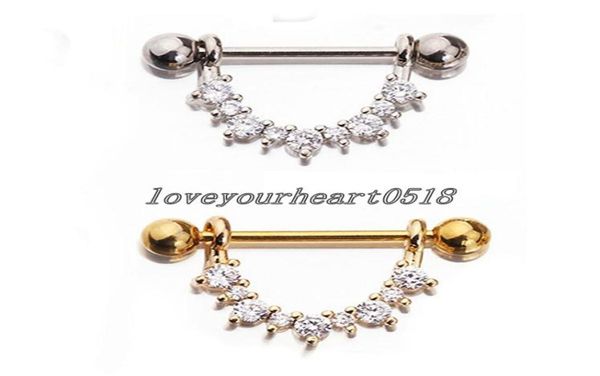 stainless steel inlaid zircon breast rings nipple piercing jewelry nipple bar ring barbell body pircing women accessories2365739, Silver
stainless steel inlaid zircon breast rings nipple piercing jewelry nipple bar ring barbell body pircing women accessories2365739, Silver