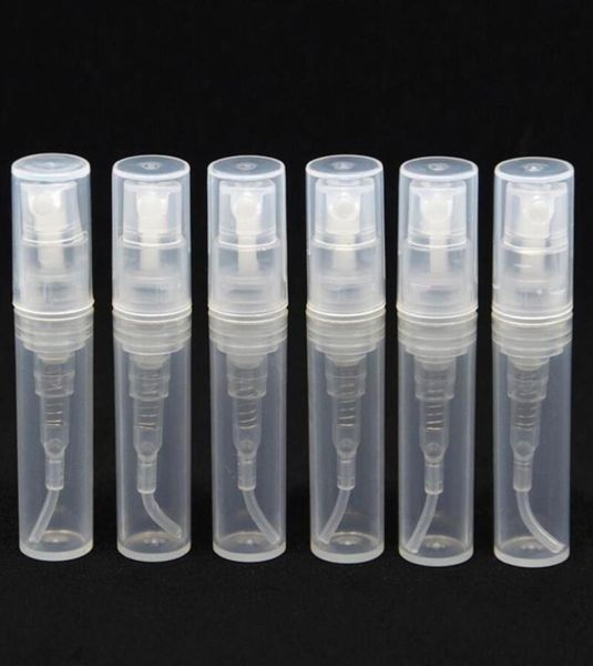 

1000pcs plastic perfume spray empty bottle 2ml 2g refillable sample cosmetic container mini small round atomizer for lotion lx10281484995