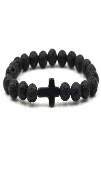 east039frie 8mm lava rock beaded bracelets fashion natural stone charm jewelry punk 9 colors turquoise cross bangles stone 3909620, Black
east039frie 8mm lava rock beaded bracelets fashion natural stone charm jewelry punk 9 colors turquoise cross bangles stone 3909620, Black