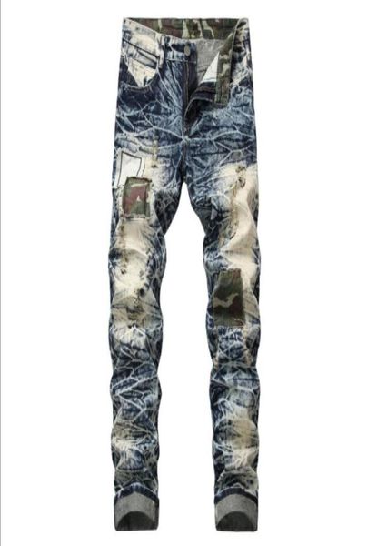 mens jeans hole patch distressed new slim denim trousers european and american style asian size3784423, Blue
mens jeans hole patch distressed new slim denim trousers european and american style asian size3784423, Blue