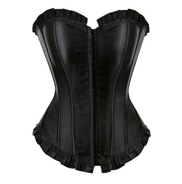 frill satin corset women plus size s6xl gothic overbust laceup bodyshaper white bridal corset fashion waist cincher dancing 2992160, Black;white
frill satin corset women plus size s6xl gothic overbust laceup bodyshaper white bridal corset fashion waist cincher dancing 2992160, Black;white