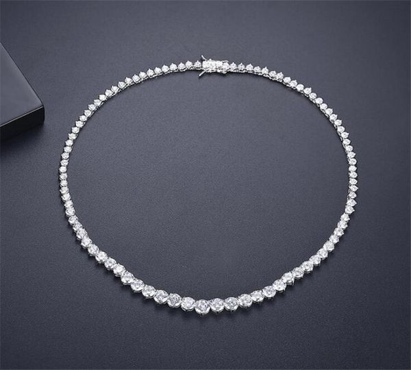 2022 sell bride tennis necklace sparkling luxury jewelry 18k white gold fill round cut white z cz diamond gemstones ins wo6695586, Silver
2022 sell bride tennis necklace sparkling luxury jewelry 18k white gold fill round cut white z cz diamond gemstones ins wo6695586, Silver