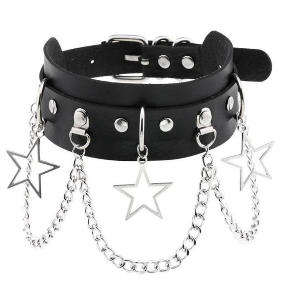 costumes pentacle pendant chain clavicle chain choker neck cover personality exaggerated pu leather necklace collar4662296, Black
costumes pentacle pendant chain clavicle chain choker neck cover personality exaggerated pu leather necklace collar4662296, Black