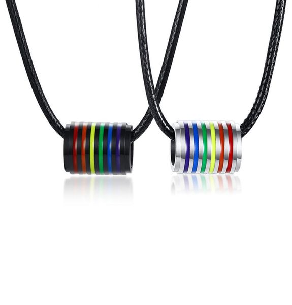 rainbow pendant necklace for women mens stainless steel cylindrical pendant necklace lgbtq accessories bisexual fashion jewelry9570196, Silver
rainbow pendant necklace for women mens stainless steel cylindrical pendant necklace lgbtq accessories bisexual fashion jewelry9570196, Silver