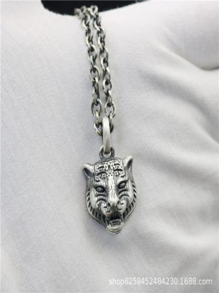 pendant necklaces fashion brand taiyin old domineering men039s tiger head personality punk and women039s2950135, Silver
pendant necklaces fashion brand taiyin old domineering men039s tiger head personality punk and women039s2950135, Silver