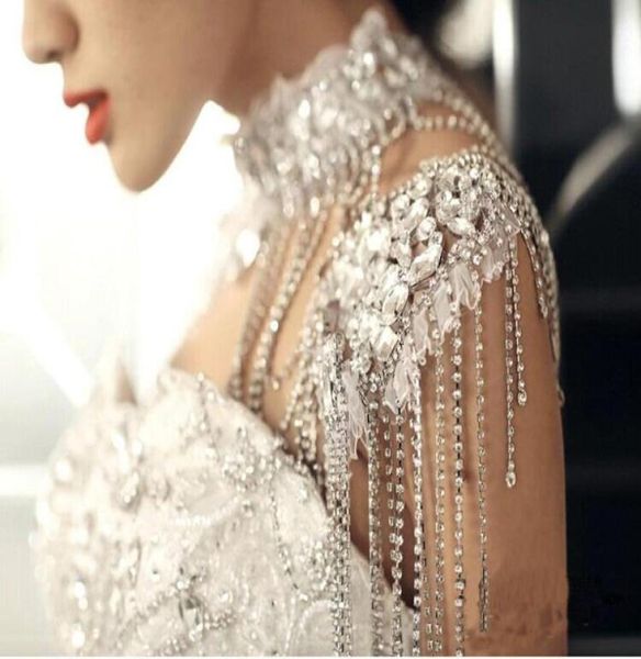 luxurious wedding bridal jewelry shoulder chain sparkling crystal necklace bridal ornaments wedding accessory3611790, White
luxurious wedding bridal jewelry shoulder chain sparkling crystal necklace bridal ornaments wedding accessory3611790, White