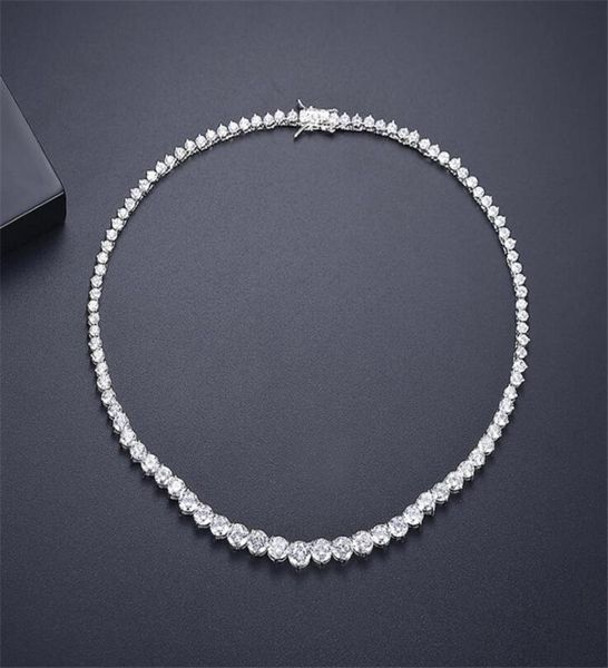 2022 sell bride tennis necklace sparkling luxury jewelry 18k white gold fill round cut white z cz diamond gemstones ins wo3199637, Silver
2022 sell bride tennis necklace sparkling luxury jewelry 18k white gold fill round cut white z cz diamond gemstones ins wo3199637, Silver