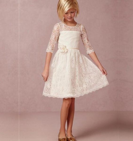 new arrival knee length flower girls dresses for wedding lace back keyhole jewel cute pageants gowns 12 sleeve sash custom made d3890680, White;blue
new arrival knee length flower girls dresses for wedding lace back keyhole jewel cute pageants gowns 12 sleeve sash custom made d3890680, White;blue