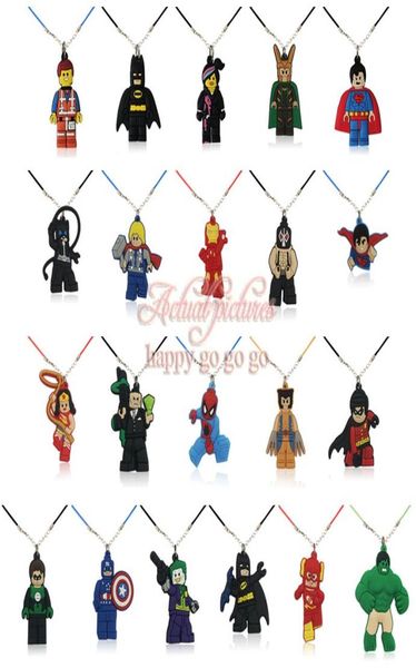 moq8pcs super hero necklace soft pvc cartoon pendants charms 51cm rope chains fashion accessories jewelry ornaments wholers 3919695, Silver
moq8pcs super hero necklace soft pvc cartoon pendants charms 51cm rope chains fashion accessories jewelry ornaments wholers 3919695, Silver