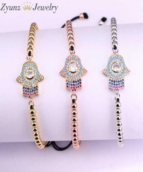 10pcs micro pave cz hamsa fatima hand macrame bracelet nice gift1000257, Golden;silver
10pcs micro pave cz hamsa fatima hand macrame bracelet nice gift1000257, Golden;silver