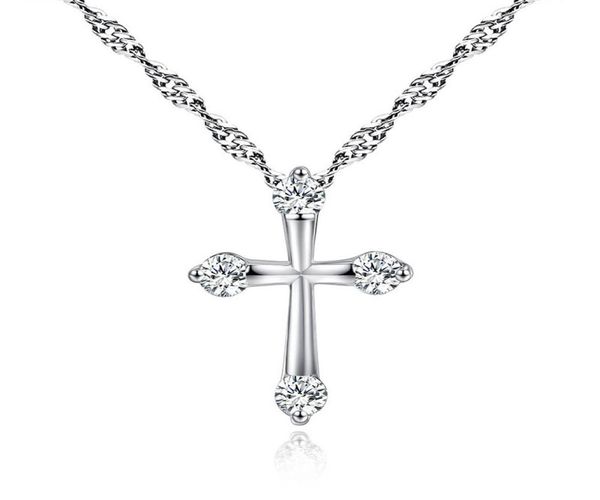 shy silver plated necklace jewelry women fashion cross cz crystal zircon rhinestone pendant necklaces christmas gift k54371785428
shy silver plated necklace jewelry women fashion cross cz crystal zircon rhinestone pendant necklaces christmas gift k54371785428