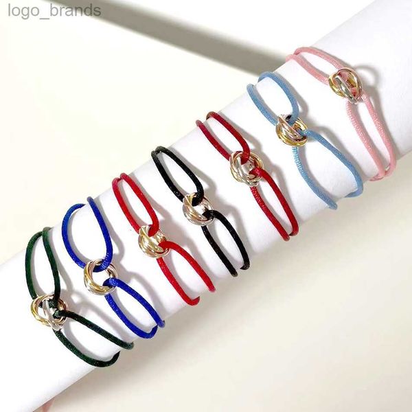 designer jewelry three circles charm bracelets couple bracelet stainless steel tricyclic hand rope black red pink blue many colors handstrap, Golden;silver
designer jewelry three circles charm bracelets couple bracelet stainless steel tricyclic hand rope black red pink blue many colors handstrap, Golden;silver